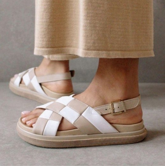 Alohas Checkered Sandals - Picture 2 of 4